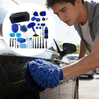 Auto Detailing Brush Kit, 36 Pieces, PP Multipurpose Soft Cleaning Tool Set with Scratch-Free Brushes for Interior, Exterior, Wheels, Dashboard, Seats