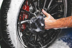 The Rag Company - Ultra Wool Wheel Mitt - Wash and Scrub Wheel Faces and Details Without Scratching or Marring Car - Marino Wool - Fits Over Fingers for Easy and Comfortable Detailing (2 Pack)