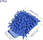 M METERXITY Microfiber Wash Mitt - Chenille Reusable Gloves for Cleaning, Scratch-Free, Apply to Kitchen House Cleaning