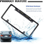 License Plate Backup Camera,170° Wide Angle License Plate Camera with LED HD Night Vision Design,Water Resistant Back up Cameras for Cars for US Licenses Plates,Cars,SUVs