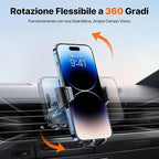 Miracase Phone Holders for Your Car with Metal Hook Clip, Air Vent Cell Phone Stand Car Mount,Automobile Cradle Fit for All Smartphones (Carbon Fiber)