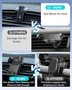 SKYLOTEC Car Phone Holder for Toyota RAV4 2013-2015 2016 2017 2018 Accessories Automobile Cradles Phone Mount, Cell Phone Base Not Block Air Vent