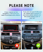 8 CORE 4G+64G Car Radio Stereo for Honda Accord 2008-2013 with Wireless CarPlay/Android Auto, 10.1 inch 1280 * 720P IPS Touch Screen Android 13 GPS WiFi Bluetooth 32-Band DSP SWC HD Camera