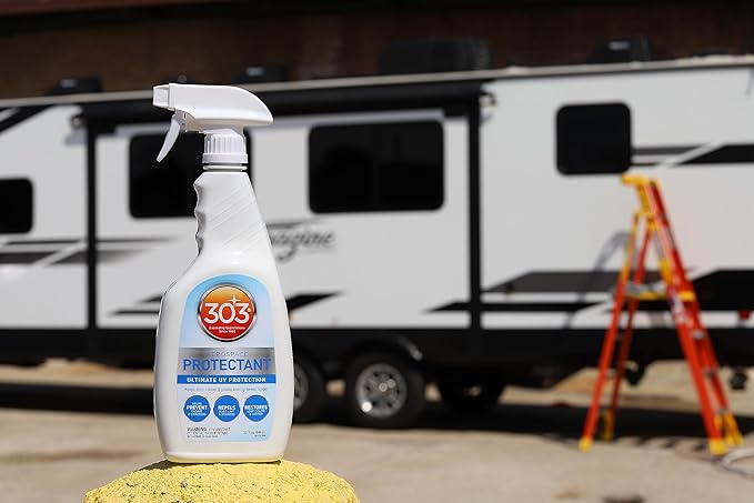 303 Products Aerospace Protectant Spray, UV Protection, Repels Dust, Dirt, & Staining, Matte Finish, Restores Like-New Appearance, Outdoor Cleaning Supplies 32 Fl. Oz. (6 Pack)