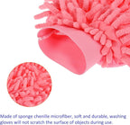 M METERXITY Microfiber Wash Mitt - Chenille Reusable Gloves for Cleaning, Scratch-Free, Apply to Kitchen House Cleaning