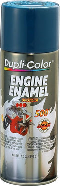 Dupli-Color DE1609-6PK Engine Enamel Spray Paint with Ceramic - Chevrolet Blue - 12 oz Aerosol Can Pack of 6