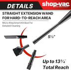 Shop Vac Micro-cleaning 80189 (1-1/4" / 3,2 cm)