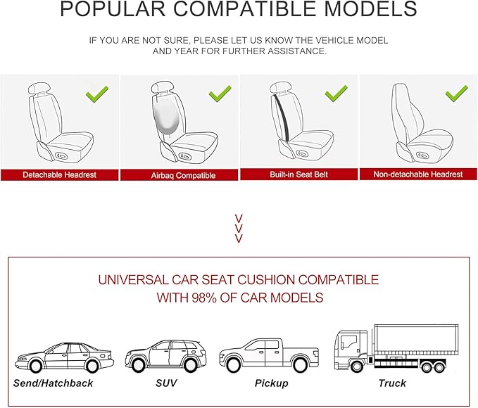 BOPUOVRE Car Seat Cover for Luxury & Comfort - PU Leather, Anti-Slip, Full Wrap Protection with Storage Pocket for Bottom Cushion - Universal Fit for 95% of Vehicles (Coffee Color,2 Piece)