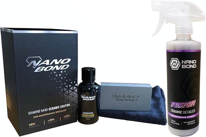 Nano Bond Ceramic Coating Bundle - Fusion Ceramic Spray (16oz) PRO Ceramic Coating (30ml)