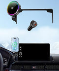 Qi2.2 25W Magnetic Car Mount Charger for Honda CR-V 2023-2026/HR-V 2023-2026 Accessories 7/9 Inch Screen Fixed Clip Fast Charging Cell Phone Holder with Cooling Fan＆54W Fast Adapter