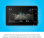 Garmin Dash Cam X210 Compact 1440p HD Camera | 140° FOV, Clarity Polarizer, Voice Control, GPS, 2.4" Display, Automatic Incident Detection Recording | Signature Series 64GB Micro SDXC Card