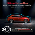 2026 4K Mirror Dash Cam 4 Channel, 12" Touch Screen Rear View Mirror Camera for Cars,4K+1080Px3 Dashcam Front Rear Inside, IR Night Vision,WiFi,APP,GPS, Voice Control,Free 128GB SD