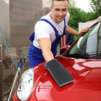 2 Pcs Fine Grade Clay Mitt for Car Detailing, Synthetic Clay Towel Glove for Paint Decontamination, Removes Dirt, Grime & Iron Contaminants from Paint, Glass & Wheels