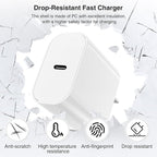 iPhone 17 16 15 Fast Charger 10ft, USB C Charging Block and Long Type C to C Cable Cord, iPad Wall Plug Power Adapter Cube Brick for Apple iPhone 17 Pro Max/17 Air/16 e/16 Pro/15 Plus/15 Mini/Samsung