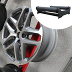 Wheel Detailing Rolling Stand,360° Rotating Metal Tire Stand for Ceramic Coating Garage
