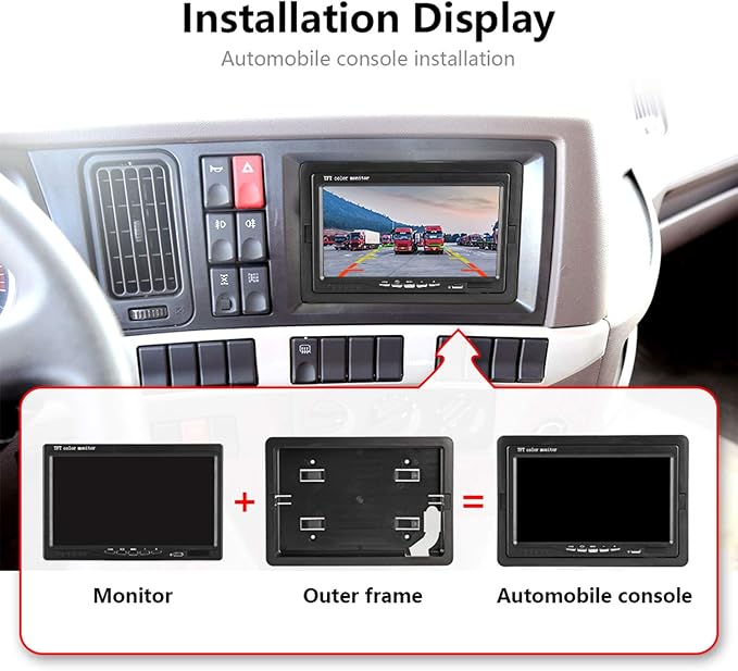 7 Inch LED Backlight TFT LCD Monitor for Car Rearview Cameras, Car DVD, Serveillance Camera, STB, Satellite Receiver and Other Video Equipment