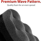 Adam's Polishes Pro Tire Hex Grip Applicator (3 Pack) - Tire Shine Car Detailing Foam Sponge Tool|Car Cleaning Supplies After Car Wash Tire Cleaner | for Vinyl Rubber & Trim Accessories-Wheel Cleaner