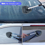 desin Windshield Cleaning Tool, Car Window Cleaner Windshield Cleaner with 4 Reusable and Washable Microfiber Pads and Extendable Handle Auto Inside Glass Wiper