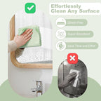 Jessy Home 50 Pack Microfiber Cleaning Cloth Roll,Reusable Paper Towels,12"x12" Tear Away Towels,Durable,Scratch Free,Lint Free Microfiber Rags for Car,Kitchen Garage,Home