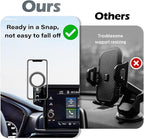 Magnetic Car Phone Holder for 2023 2024 2025 2026 Honda Pilot Accessories Apply to 7/9 Inch Touch Screen Fixed Clip MagSafe Passenger Cell Phone Mount Hands-Free 360 Degree Rotation