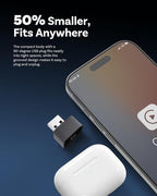 Ottocast Mini Cube 3.0 Wireless CarPlay & Android Auto Adapter 2026– Plug & Play, Fast Auto-Reconnect (Black)