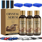 Crystal Serum Ceramic Coating, Advanced Graphene Ceramic Coating For Cars, 9h Graphene Coating For Auto Detailing, Crystal Coating For Car Paint Protection (3PC)