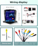 4G+64G Car Radio Stereo for Chevrolet Cruze 2009-2015 with Wireless CarPlay Android Auto,Tesla Style 9.7 Inch IPS Touch Screen Android 13 GPS WiFi Bluetooth DSP Audio USB Dual Mic HD Rear Camera