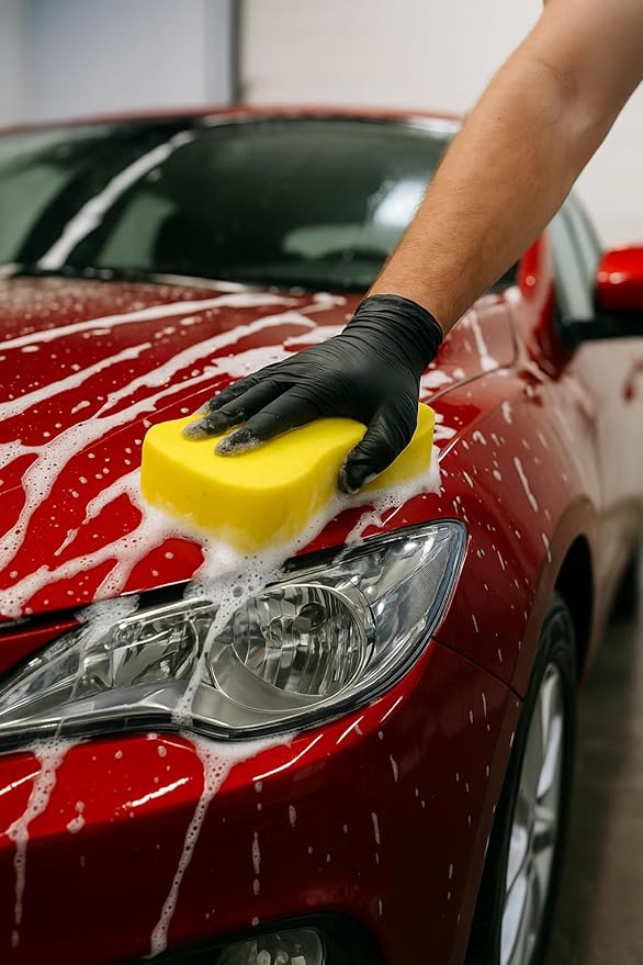 2-Pack Car Wash Sponges - Large Sponges, Extra Thick for All-Purpose Cleaning, Ideal for Vehicle Washing, Equipment Cleaning, Boat Cleaning