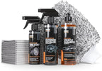 Cerakote Foundation Bundle - Exterior Wash & Ceramic Protection Kit with Microfiber Towels - At-Home Car Wash and Detailing Set - Easy Ceramic Protection for Vehicle Interior and Tires