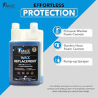 Image Wash Wax Replacement Foamable – Concentrated Spray Wax & Protectant for Cars, Trucks, RVs, Boats,Ceramic & Waxed Surfaces. ((32 Fl Oz (Pack of 1)))