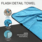 Car Drying Towel 24"x36", Soft Ultra-Absorbent Microfiber Towels for Cars, 600GSM Streak-Free, Scratch-Free Drying Towels for Automotive Detailing (2)