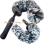 4PCS Wheel Brush Kit for Cleaning Wheel and Tire, Wheel and Rim Brush, Car Detailing Brushes, 360 Degree Bendable & Durable Car Wheel Rim Cleaner Brush Set (Grey)