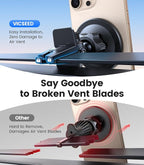 VICSEED for MagSafe Car Mount Vent Pink– [Super Magnet Power & Vent-Safe Clip] 360° Adjustable Study Magnetic Phone Holder Hands Free for iPhone 17 16 15 14 13 12 Pro Max
