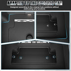 Center Console Vault for 2023 2024 2025 Chevy Silverado 1500/ GMC Sierra 1500 2500 3500 HD, Hidden Console Safe with Digital Lock, Durable Carbon Steel Console Safe Organizer Lock Box