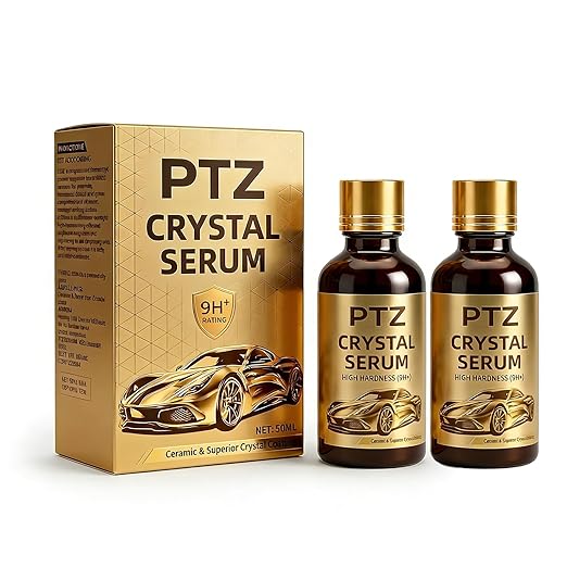 PTZ Crystal Serum – Advanced Graphene Ceramic Coating for Cars (2 Set)