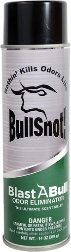 BullSnot BlastABull Odor Eliminator – Powerful Car & Home Smell Neutralizer. Eliminates Pet, Food, Tobacco, and Mold Odors. Safe for Carpets, Upholstery, Fabrics. Made in the USA.