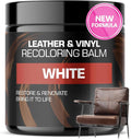 FORTIVO Leather Recoloring Balm, Leather Repair Kit for Furniture, White Leather Dye, Leather Repair Kit, White Leather Balm, Leather Repair Kit for Couches, Balm Leather - White