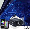 AKEPO Small Size 16W RGBW APP Twinkle Music Activated Fiber Optic Lights, 550pcs 0.03in 13.1ft/4m Optical Fiber Star Ceiling Light Kit for Car Headliner Star/Home