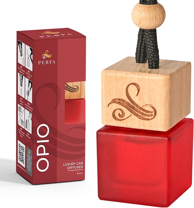 Inspired by YSB Opi.um Car Air Freshener for Women | Long Lasting Luxury Diffuser | Car Scent Perfume | Vent Clip Auto Air Freshener | Odour Eliminator Technology | Diffuser Scents 8ml