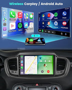 4+64G for KIA Sorento 2015 2016 2017 2018 2019 2020 (with Big Screen) Android Car Stereo with Wireless Carplay/Android Auto - 10 Inch Touchscreen Radio with 32EQ DSP/WiFi/GPS/SWC, AHD Rear View Camera