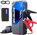 AUTOONE M4 Jump Starter 8000A Car Battery Jumper Starter Portable, 12V Jump Pack (All Gas/12L Diesel) Jump Box for Car Battery with Built-in Booster, Storage Case, LED Light, Jumper Cables