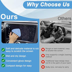Car Screen Cleaner, 4.1''×4.1'' Microfiber Dashboard Wipes, Square Microfiber Cloth, Car Display Wipes,Vehicle Screen Cleaner Tool universal for Car Dashboard Car Display Car Interior Tools (Blue)