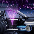 4 in 1 Retractable Car Charger with Starry Light,69W Cigarette Lighter Charger,USB C Fast Car Charger for iPhone 17 Pro Max 16 15 14 13 12 11 (Lightning+USB-C & PurpleLight)