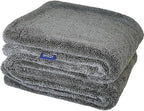 SHSCLY Dual-Sided Microfiber Car Drying Towel – Professional Control, Streak-Free Finish, No Dragging or Heavy Feel, Safe for Paint, Glass & Coatings (26.8" × 32.3")