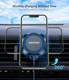 Wireless Car Charger Mount,Magsafe Car Mount Charger Compatible with iPhone 14 13/13 Pro/Max/12/12 Pro/ 12 Pro Max/ 12 Mini,15W iPhone Charger Fast Charging