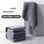 Microfiber Wash Towel Car Cleaning and Drying Cloth for Detailing and Care(30x30 add 30x60 X1)