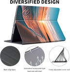 for Kindle Paperwhite Case,6" Kindle Paperwhite 4 10th Generation Case 2018 & Kindle Paperwhite Signature Edition,Leather Slim Adjustable Stand Cover Auto Wake/Sleep,Sea Beach Sunset
