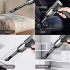 YUNYILAN Wireless Handheld Car Vacuum Cleaner High Power Rechargeable Household Mini Vacuum, Vacuum for Desk, Home and Office Dust Cleaning, Protable Vacuum Cleaner for Car