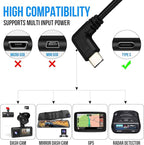 DUOYOUNG Dash Cam Hardwire Kit (12V-24V to 5V), USB C Hardwire Kit for Dash Camera with Acc Functionality, Add a Circuit Fuses, 24h Parking Monitor and Low Voltage Protection (11.5FT)
