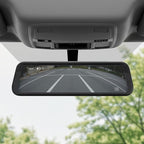 Stinger Universal 9.66” 4K UHD Touchscreen Digital Rear View Mirror Monitor & 4K Front Dashcam, 2K Back Up Camera, Anti-Glare Night Vision, Built-in DVR w/ 64GB SD Card, Impact Detection